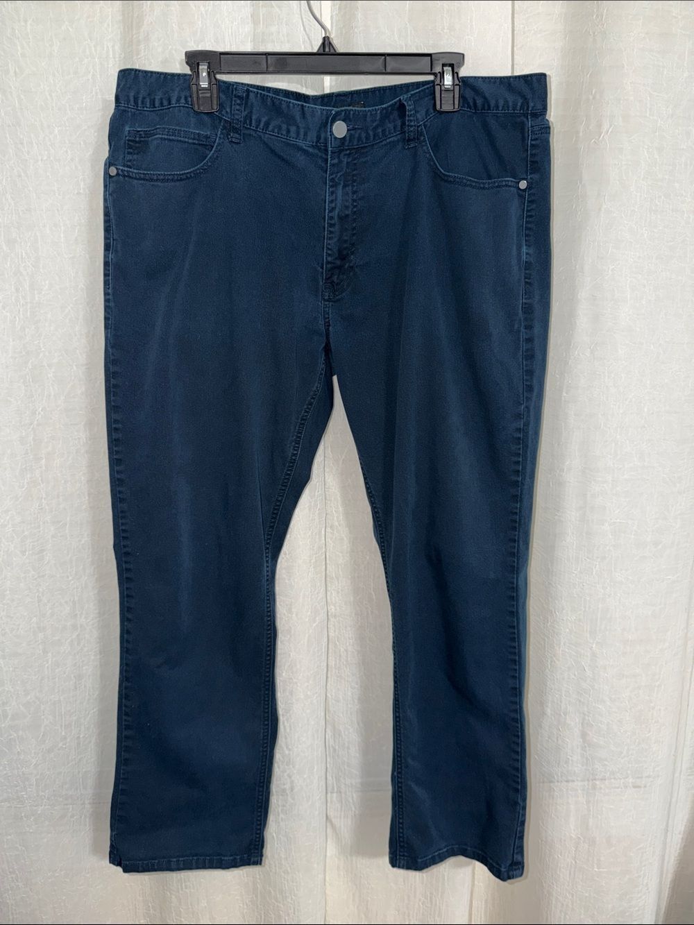Alfani 38 x 28 Navy Cotton Twill Slacks